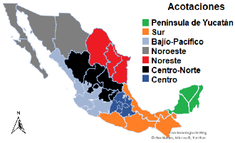 Regionalización de México