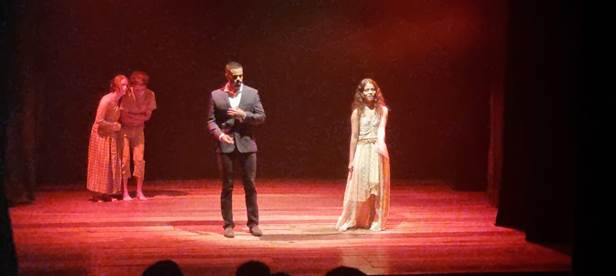 Apresentação da peça “Fome” no Teatro Ednaldo do Egypto, em João Pessoa, 2022