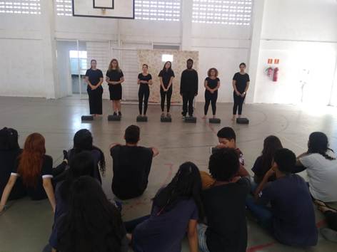 Apresentação da peça “Intolerância Religiosa” em Escola Estadual Presidente João Goulart, em João Pessoa, 2019